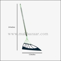 Multifunction Magic Broom, 2-in-1 Universal Wiping Sweeper Durable Eco-Friendly TPR Broom with Scraper, Bathroom Wiper Wet and Dry Broom is Used for Tiles, Glass, Wiper, Hardwood Floor... (Multi Color